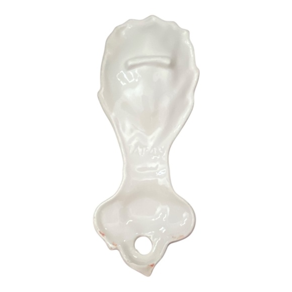 Vtg Carlton Ware ceramic lettuce leaf & tomato salad bowl & matching spoon rest - Picture 9 of 16